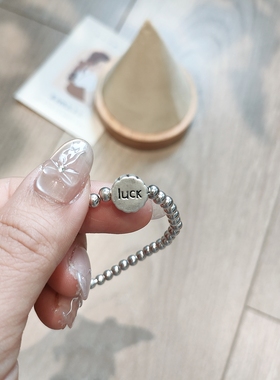 纯银S999银珠草莓铃铛手链亲子款宝宝儿童手串脚链女森系款送女友