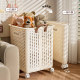 Plush toy storage basket for baby dolls, large capacity storage box for building blocks and toys