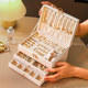 Jewelry storage box earrings ring necklace box