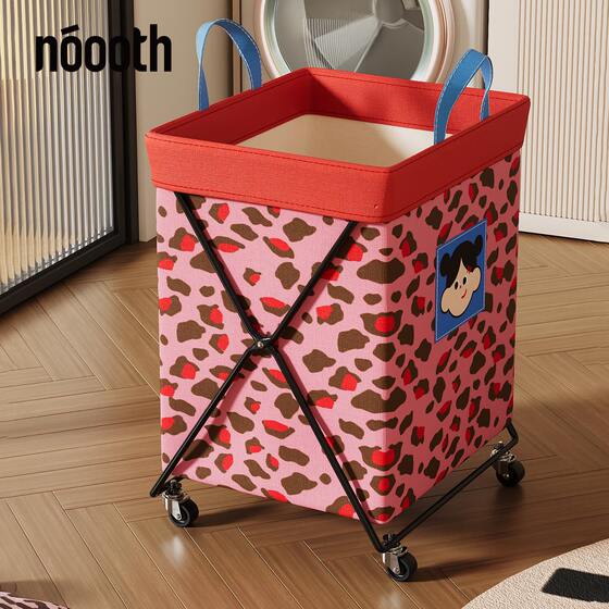Foldable fabric dirty clothes storage basket