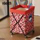 Foldable fabric dirty clothes storage basket