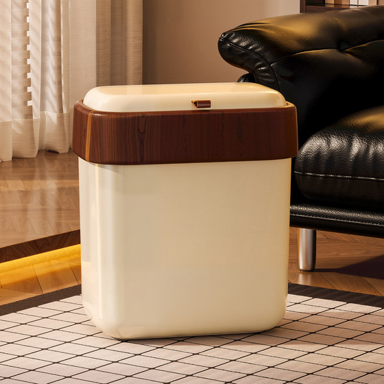 Kitchen trash can, hanging bend-free kitchen waste bucket