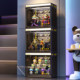 Blind box storage display rack with light, transparent and dustproof