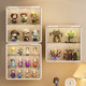 Wall-mounted blind box figure dustproof storage display stand