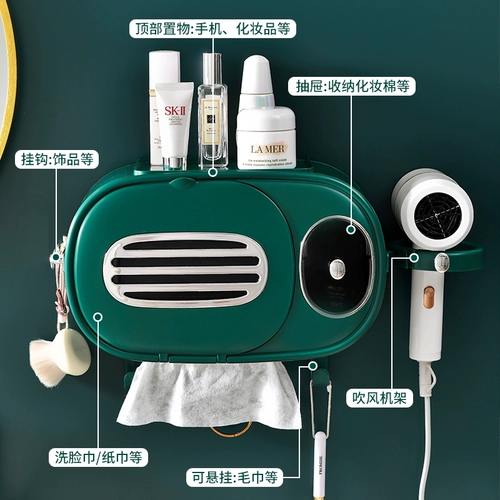 Каман для мытья полотенца Стена -Мимид -Бесплатная ванная комната для волос с затяжкой стойкой для очистки