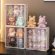 Wall-mounted blind box pull cloth storage box dustproof and transparent