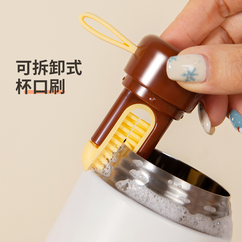 新疆包邮杯刷无死角奶瓶刷水杯清洁刷洗杯子神器多功能长柄吸管杯 - 图2