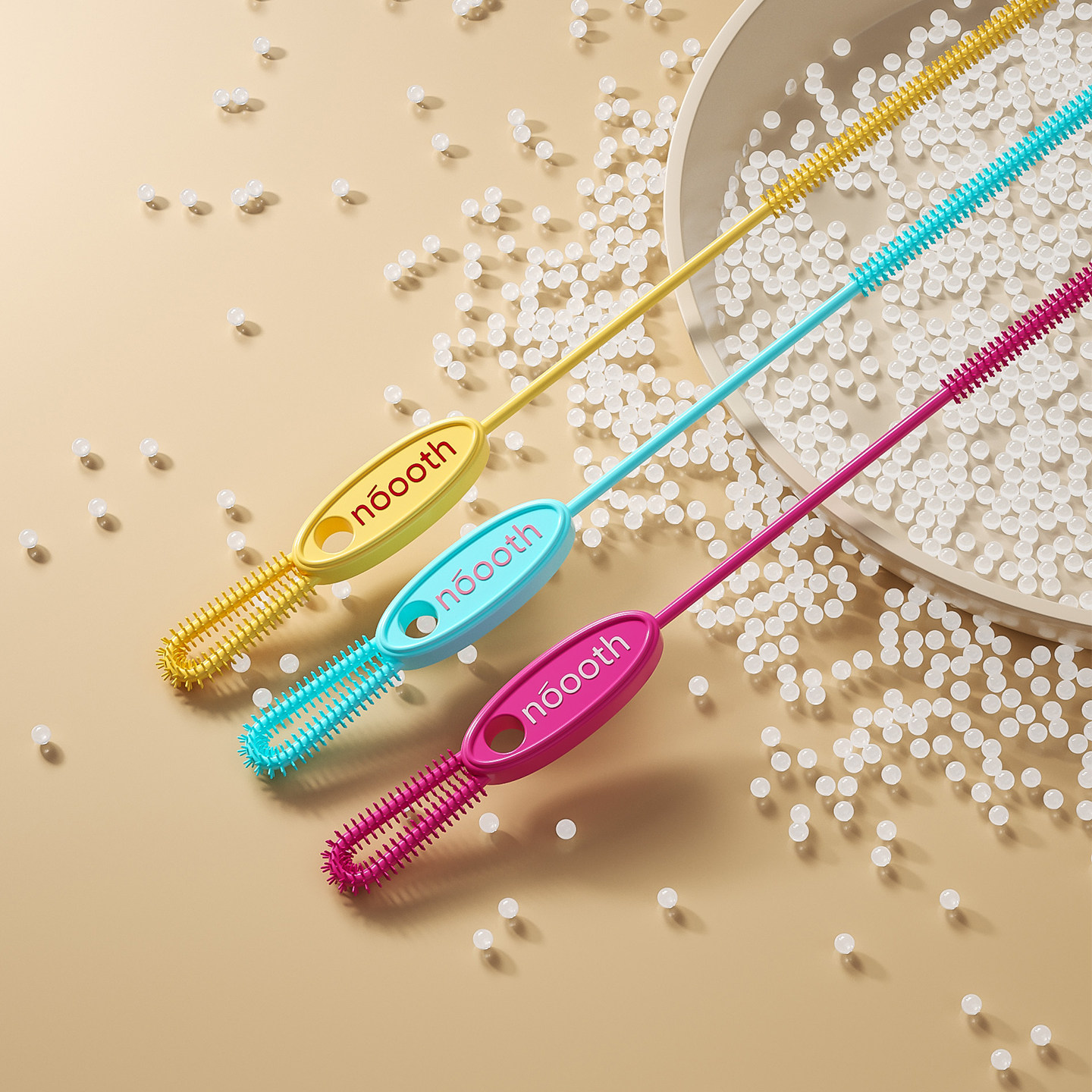 二合一硅胶吸管刷加长奶瓶盖清洗刷水杯缝隙专用清洁神器长柄刷子,淘宝优惠券,粉丝福利购,淘宝优惠卷