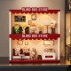 Labubu enamel doll landscaping figure display box