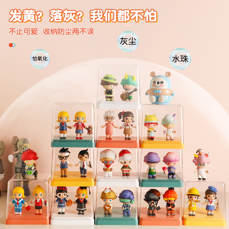 Kaman blind box storage dustproof display cabinet shelf