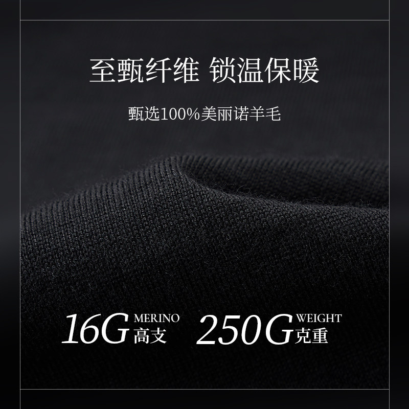 澳嘉秋季新品高领男士毛衣高级感商务休闲针织衫羊毛衫男款内搭