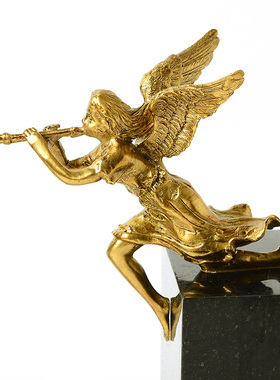 欧式高档奢华纯铜天使美式新古典