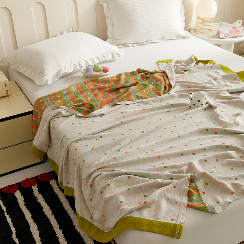 2025新款竹纤维毛巾被竹棉冷感毯子夏季盖毯单人午睡毯可机洗水洗