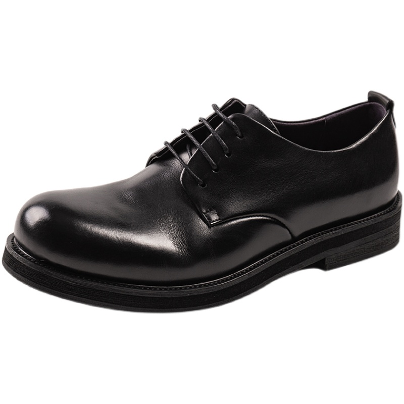 Howar Wilf英伦手工皮鞋男商务休闲男鞋真皮大头鞋正装婚鞋男厚底,淘宝优惠券,粉丝福利购,淘宝优惠卷