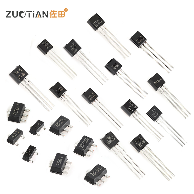 插件三极管TL431/78L05/79L06/OB432/HT7150/BZX84/LM385B晶体管 - 图3