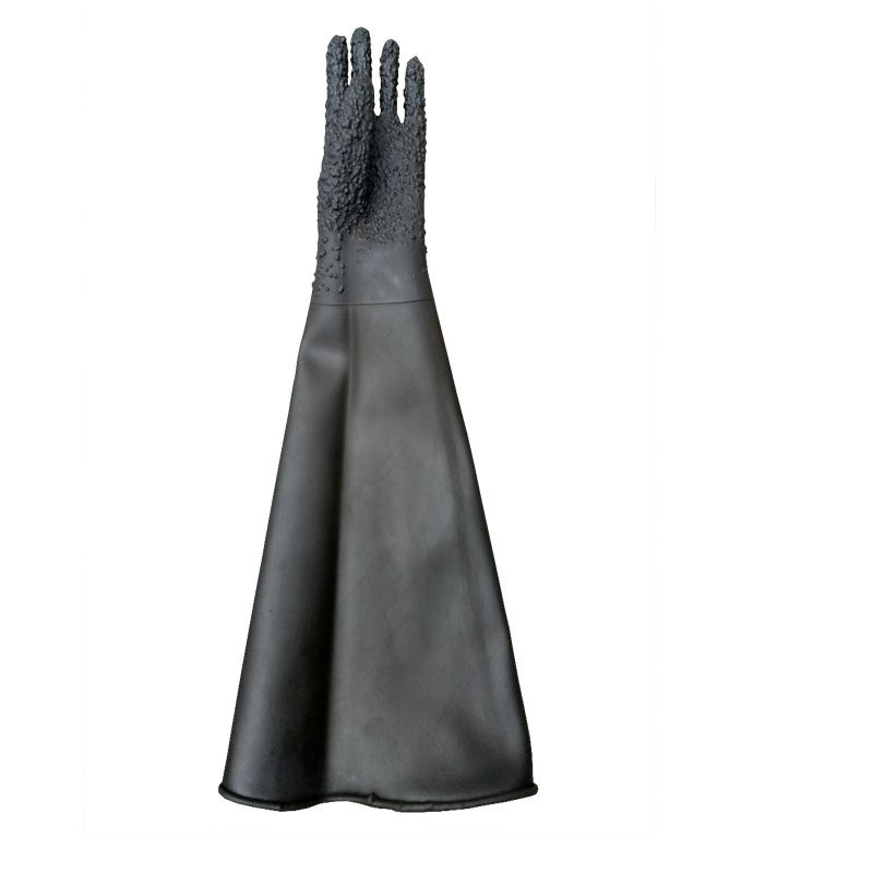 热销加厚耐磨橡胶带颗粒光面皱纹喷砂机手套通用型左右手无掌袖套,淘宝优惠券,粉丝福利购,淘宝优惠卷