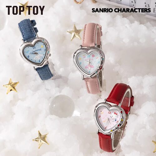 【现货】TOPTOY三丽鸥MyRoom联名手表盲盒美乐蒂HelloKitty腕表女 - 图0