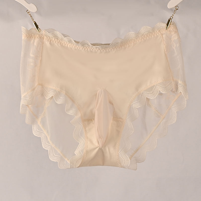 私发飘飞丝滑大码丝滑透明男士三角蕾丝包蛋内裤蝴蝶结心机后镂空,淘宝优惠券,粉丝福利购,淘宝优惠卷