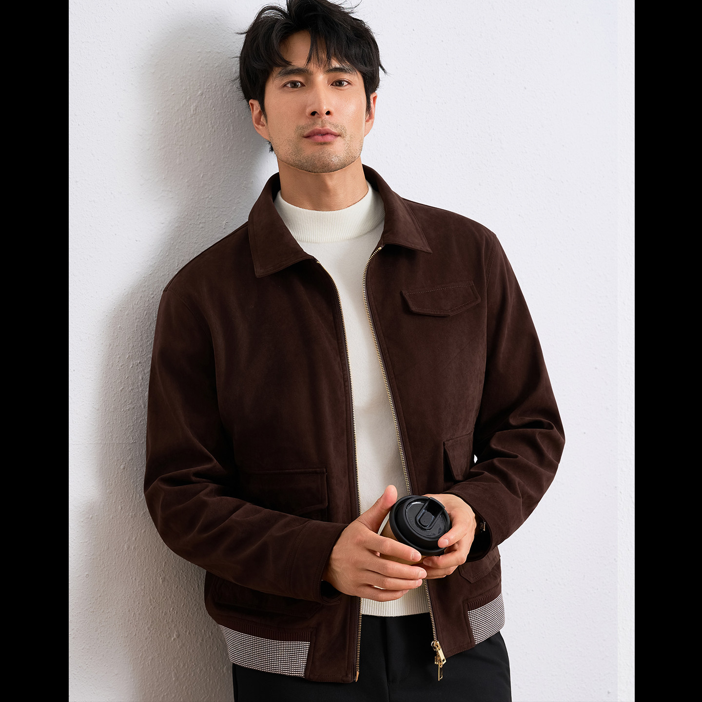 豺狼的日子小雀斑同款皮衣中年男皮衣2025秋冬季皮夹克老钱风外套,淘宝优惠券,粉丝福利购,淘宝优惠卷