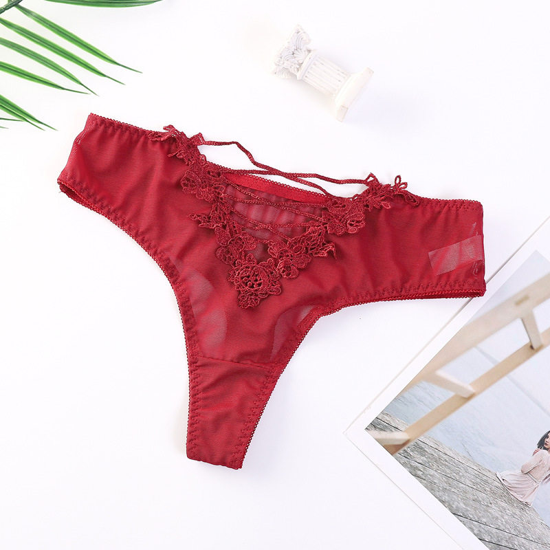 欧美超薄透明网纱丁字裤女中腰无痕性感诱惑交叉带透气瑜伽t裤,淘宝优惠券,粉丝福利购,淘宝优惠卷