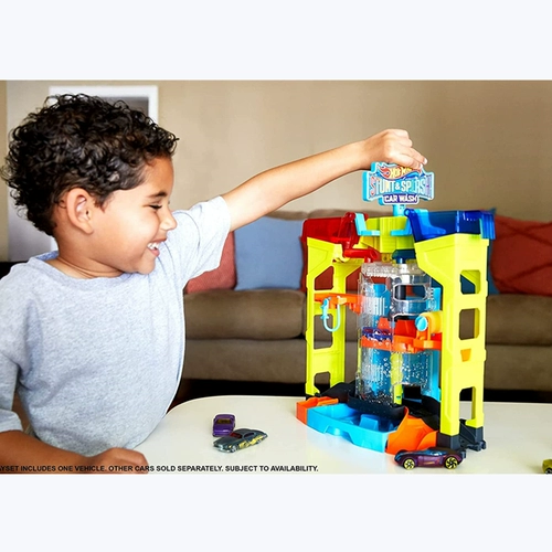 Mattel, хот вилс, механическая акула с рельсами, комплект, игрушечная машина для мальчиков, игрушка