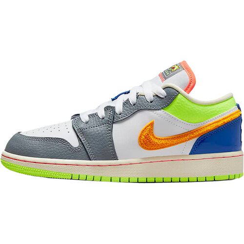 Air Jordan 1 Low GS AJ1 女鞋彩虹低帮运动休闲篮球鞋FB1835-181 - 图3