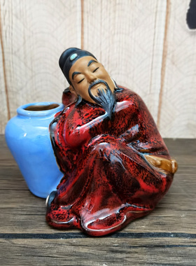 醉酒李白诗仙家居客厅书房装饰品