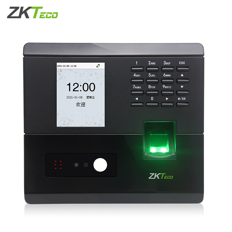 zkteco /熵基科技nface102打卡机 控勤办公考勤门禁