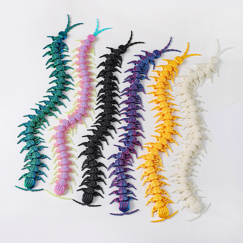 3D printing mechanical centipede joints, movable children's toys, gift ornaments, decorative models, gifts, fish tank landscaping