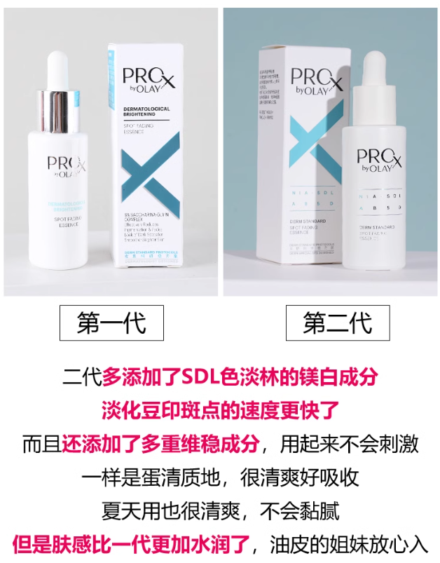 olay玉兰油淡斑小白瓶精华液prox方程式美白淡斑祛斑烟酰胺女-图3