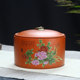 Purple clay tea can large ceramic sealed can for home use