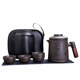 Travel tea set purple sand portable outdoor