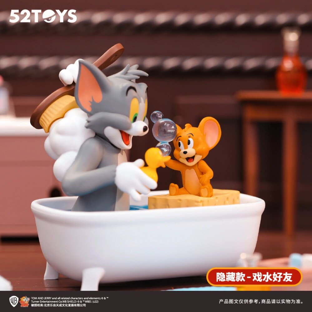 TOM and JERRY好朋友的一天系列盲盒猫和老鼠摆件潮玩礼物手办 - 图1