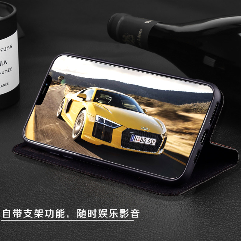 适用于华为真皮nova7se翻盖手机壳 永佳数码配件手机保护套/壳