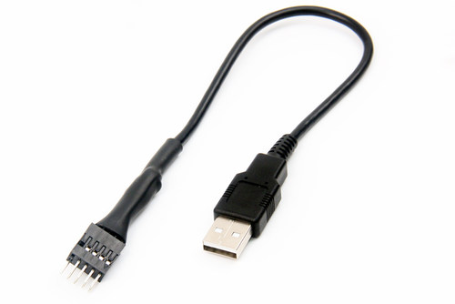 单USB公头转主板USB9针带屏蔽转20CM可TBY外置内置 - 图2