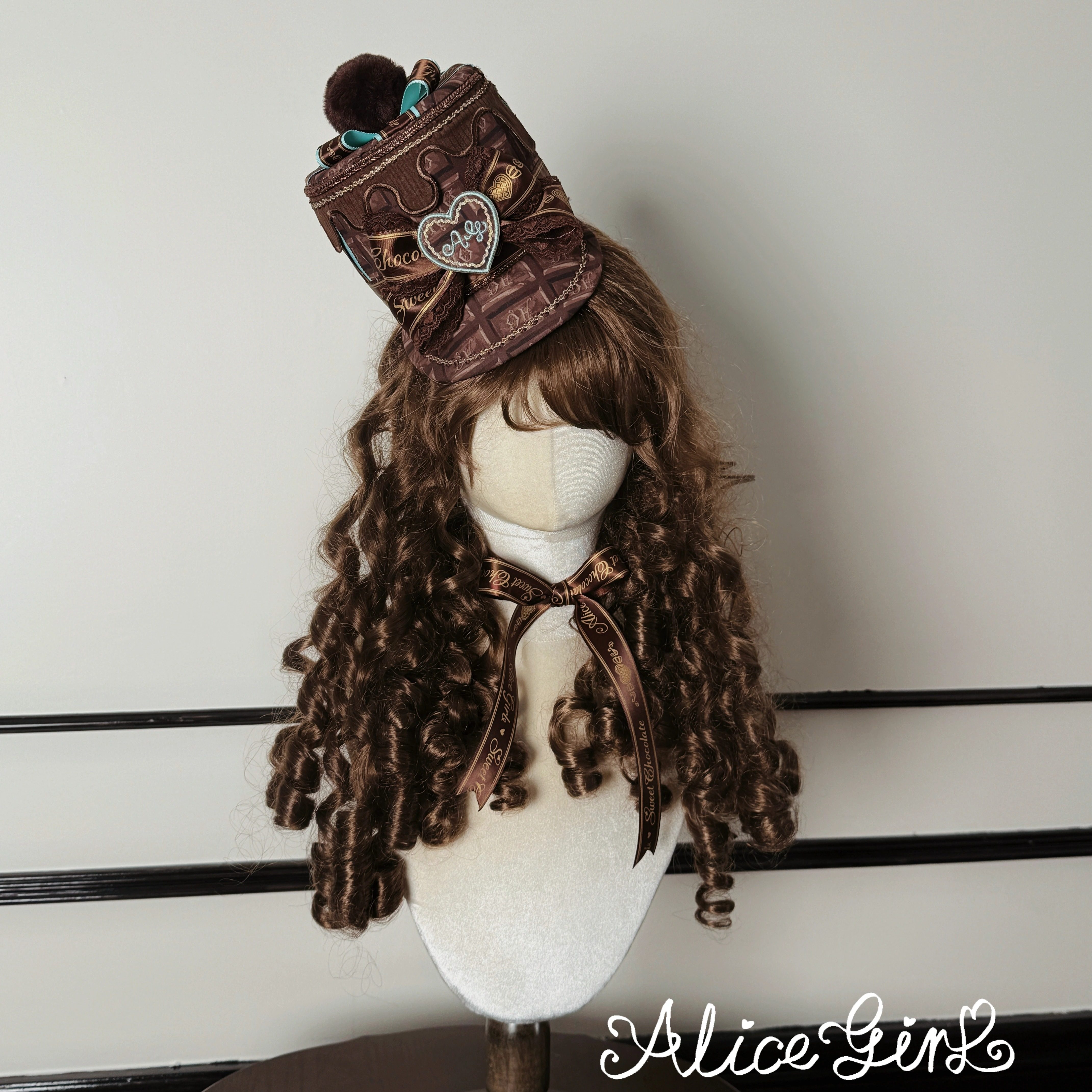 Alice girl原创新款 Lolita熊熊板巧 KC 帽子 绶带 胸章,淘宝优惠券,粉丝福利购,淘宝优惠卷