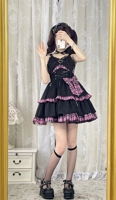 Alice Girl Original Innovation LOLITA Little Spicy Girl Polycroded Skin Baste Waist Lims Skinid dress