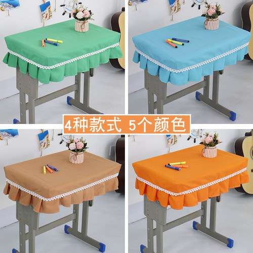 小学生桌布学习桌罩课桌套罩桌垫防油防水幼儿园桌布学校书桌桌套 - 图3