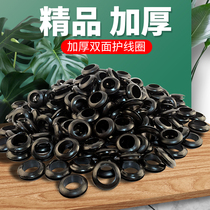 Double sided protective coil Haizheng Rubber O-ring distribution box wire outlet ring over coil seal environmentally-friendly black wire protection sleeve