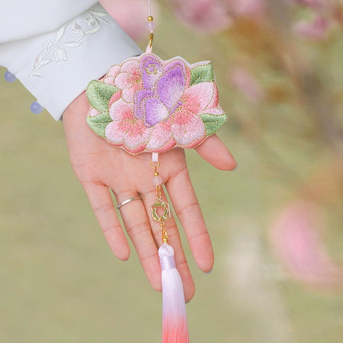 Фестиваль фестиваля лодок драконов, пустая сумка Древняя ветряная вышивка, ароматная сумка для шеи с Hanfu готовым лотос лотос лотос лотос