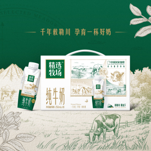 蒙牛敕勒川纯牛奶梦幻盖250ml×10包