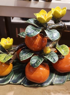 事事如意客厅陶瓷摆件招财