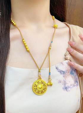 金店同款沙福字镂空八宝罗