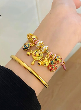 金店同款沙貔貅拨浪鼓吞兽