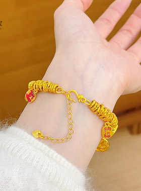 韦雪同款沙金珐琅彩黄财神