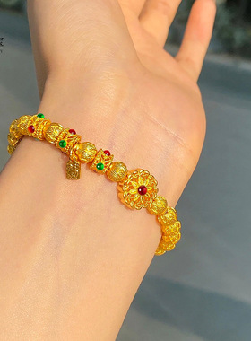 金店同款古法沙999珐琅彩