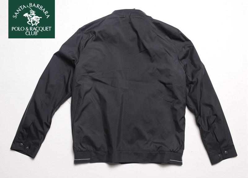 圣大保罗专柜春款立领薄款修身版夹克中年款父亲装外套PS18WJ051