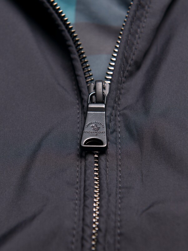 圣大保罗专柜春款立领薄款修身版夹克中年款父亲装外套PS18WJ051