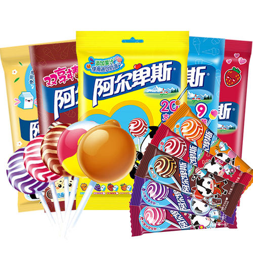 阿尔卑斯棒棒糖网红水果奶糖硬糖牛奶糖儿童节日小零食喜糖糖果 - 图3