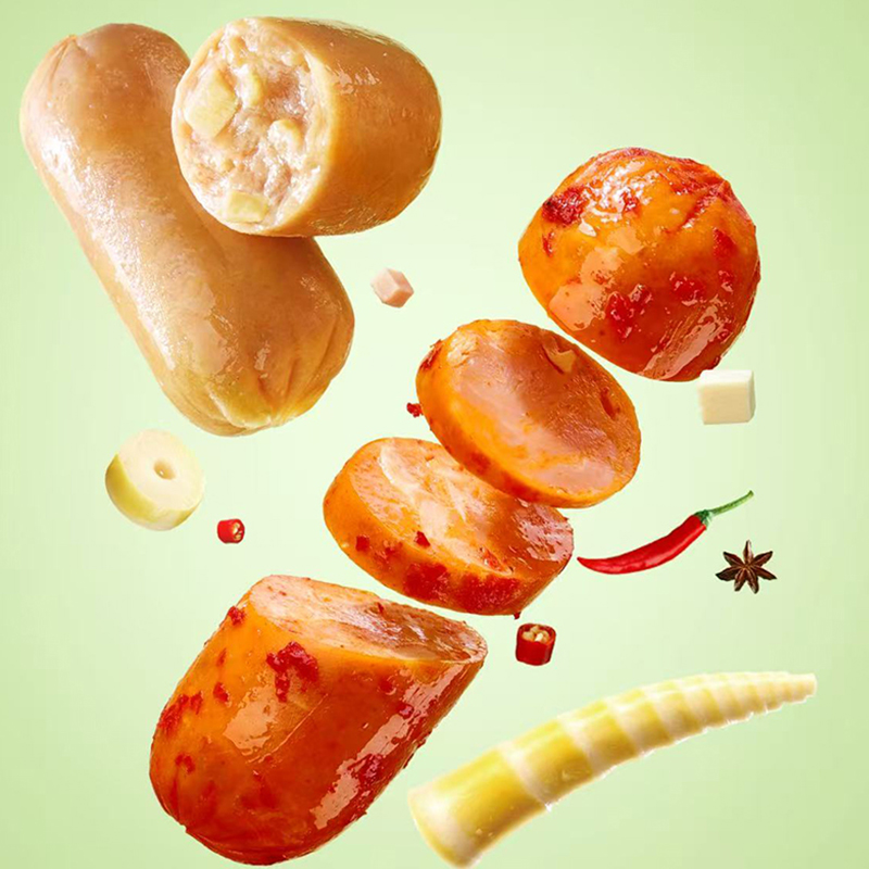 a1笋尖鸡肉肠香肠即食肠原味香辣代餐办公室解馋休闲食品小零食 - 图1